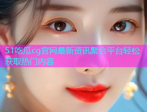 51吃瓜cg官网最新资讯聚合平台轻松获取热门内容  第1张